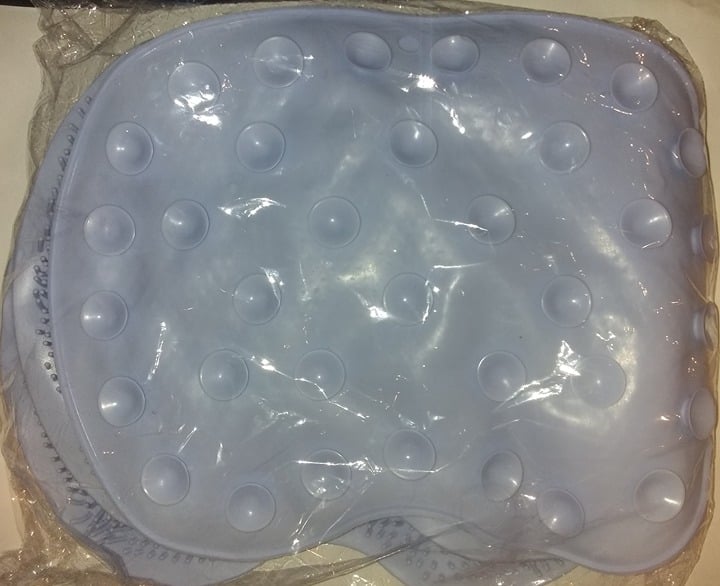 "New" (2 Pack) Silicone Bath/Shower Back Scrubber w/Non-Slip Suction Cups 19