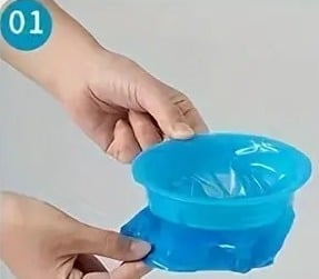 "New" 3-Pack of Portable PE Disposable Vomit Bags/ 1 Pc Stand-Up Urinal 18