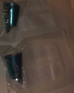"New" (2 Pair) Stainless Steel Fingernail Protector 17