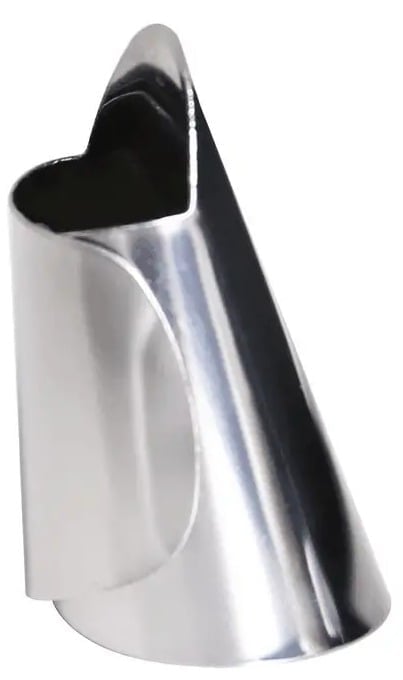 "New" (2 Pair) Stainless Steel Fingernail Protector 17