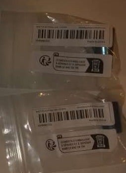 "New" (2 Pair) Stainless Steel Fingernail Protector 17