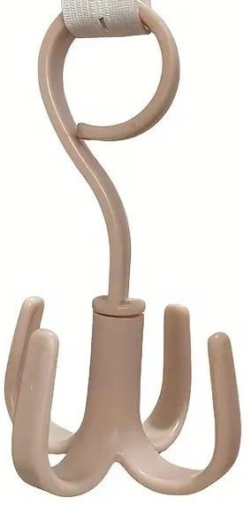 "New" (2 Pack) 360-Degree Rotatable Hanging Bag Hook 20