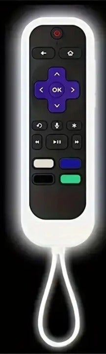 "New" Universal Luminous Silicone Remote Control Cover for Roku 14