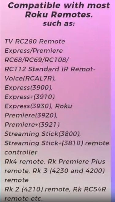 "New" Universal Luminous Silicone Remote Control Cover for Roku 14