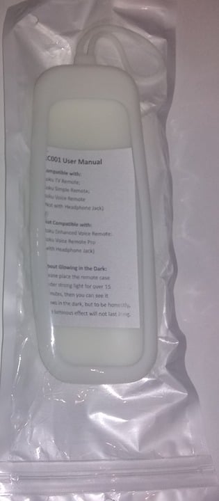 "New" Universal Luminous Silicone Remote Control Cover for Roku 14