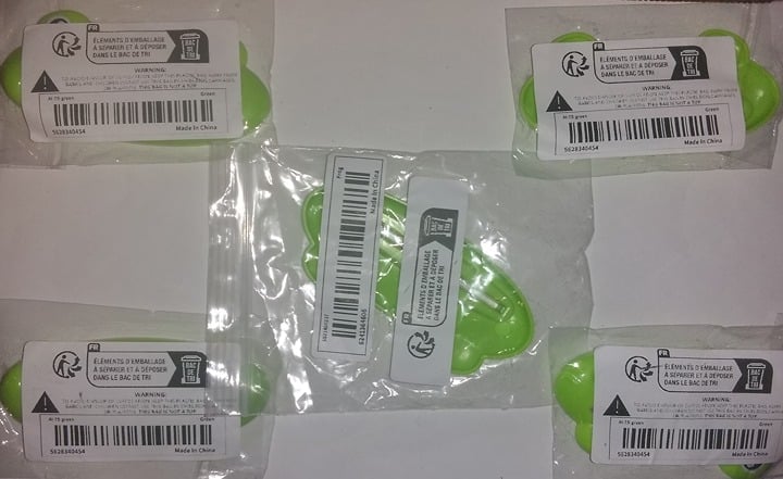 "New" 5 Pc Green Froggy Face Cartoon Toothpaste Squeezer 16