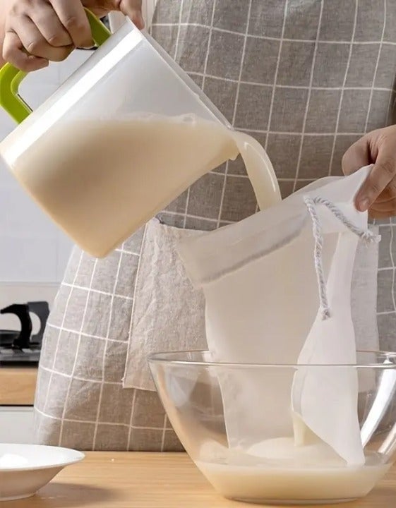 "New" Soymilk Ultra-Fine Stuffing Filter Squeeze Bag for Home or Restaurant 13
