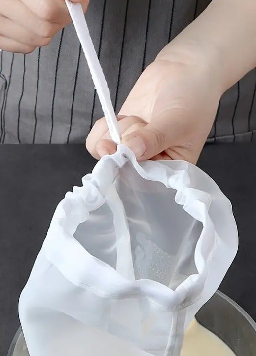 "New" Soymilk Ultra-Fine Stuffing Filter Squeeze Bag for Home or Restaurant 13
