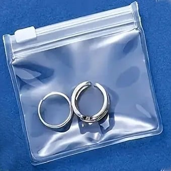 "New" (5 Pack) Heavy-Duty 7ML Reusable Pouch Travel Mini Zip Bags 13