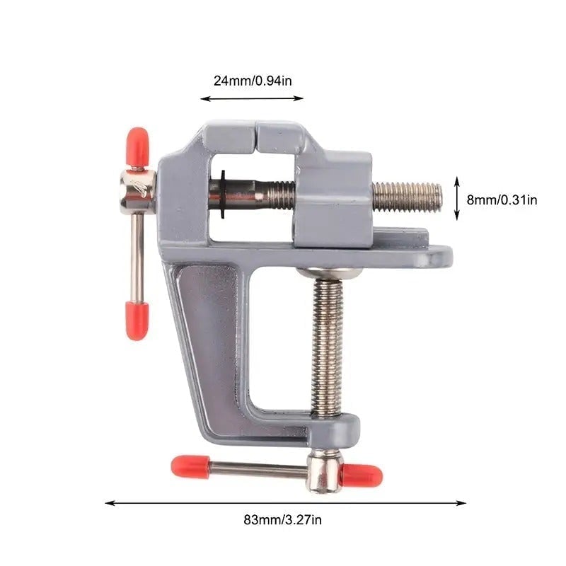 "New" 30mm Mini Durable Aluminum Portable Table Vise 17