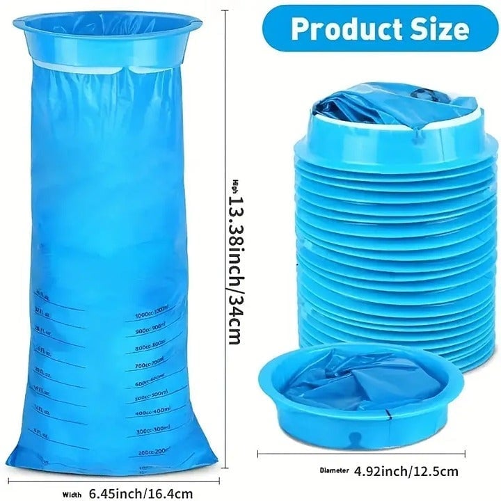 "New" Disposable Vomit Bag - Leak Resistant Emesis Bag 15