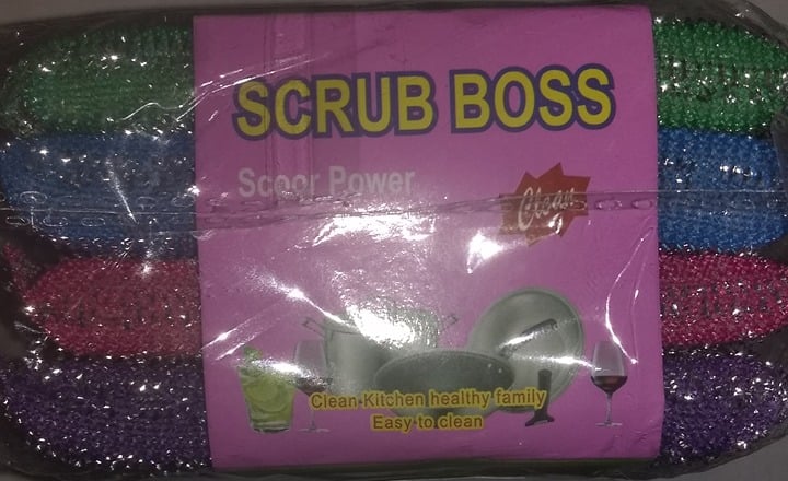 "New" 4Pcs Kitchen Dishwashing Sponge Set 20