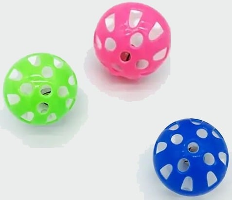 "New" Colorful Pet Toy Balls for Cats and Dogs - 3 Pcs Set 17