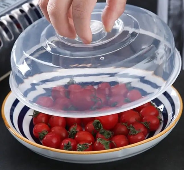 "New" Thickened Microwave Oven Heating Splash Cover 19