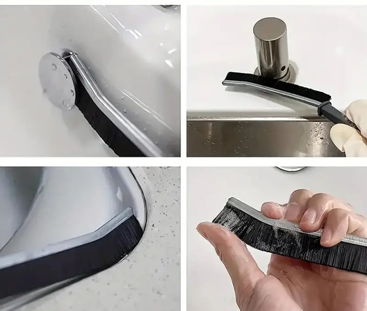 "New" Door and Window Crevice Groove and Tile Seam Cleaning Brush 15
