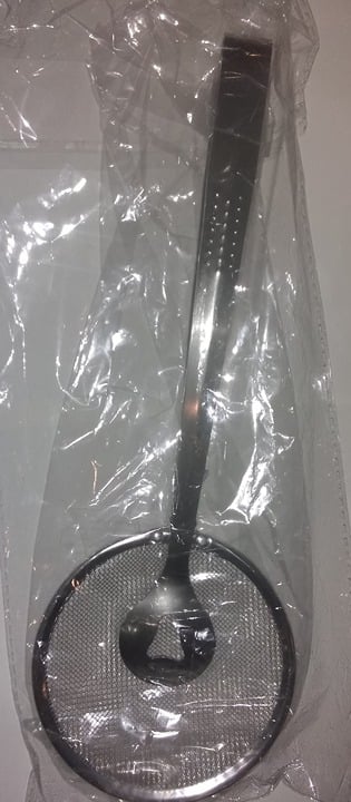 "New" Stainless Steel Oil Frying Spoon Strainer 17
