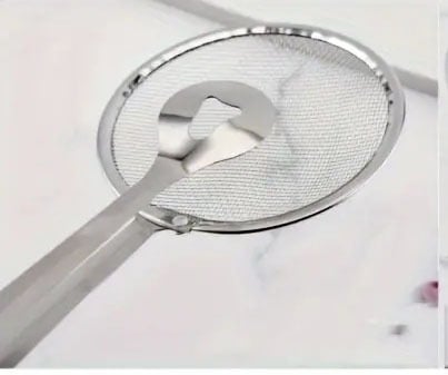 "New" Stainless Steel Oil Frying Spoon Strainer 17