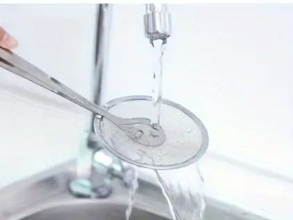 "New" Stainless Steel Oil Frying Spoon Strainer 17