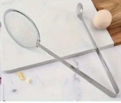 "New" Stainless Steel Oil Frying Spoon Strainer 17