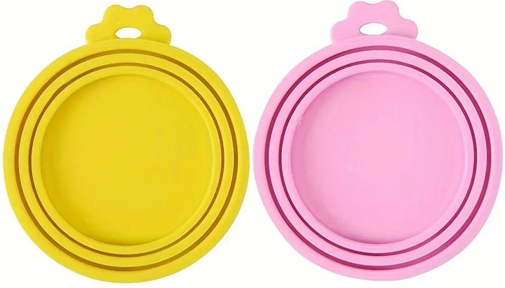 "New" Universal Silicone Pet Food Can Cover 17