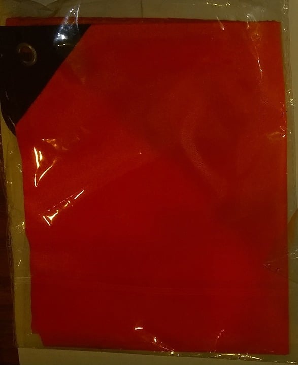 "New" Orange Foldable Drawstring Backpack 17