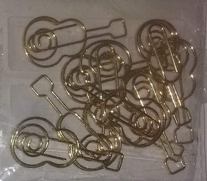 "New" 10pcs Musical Symbol Creative Paper Clip Set 13