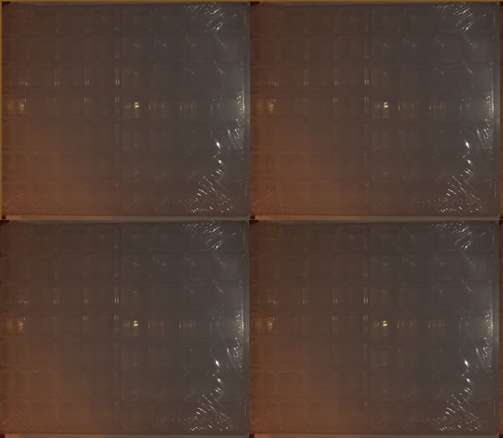 "New" (4 Pack) 56 Removable Mini Grid Modern Plastic Storage Box 20