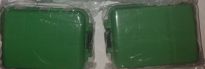 "New" (2 Pack) Mini Double-sided Storage Box - Multifunctional Toolbox 20
