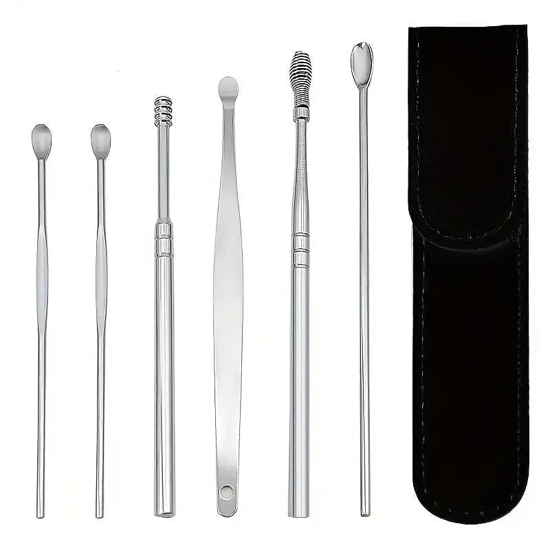 "New" Complete Ear Cleaning Kit - Stainless Steel Tools 14
