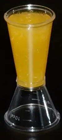 "New" Dual-Size Cocktail Mixing and Pouring Glass with Measuring Lines 17