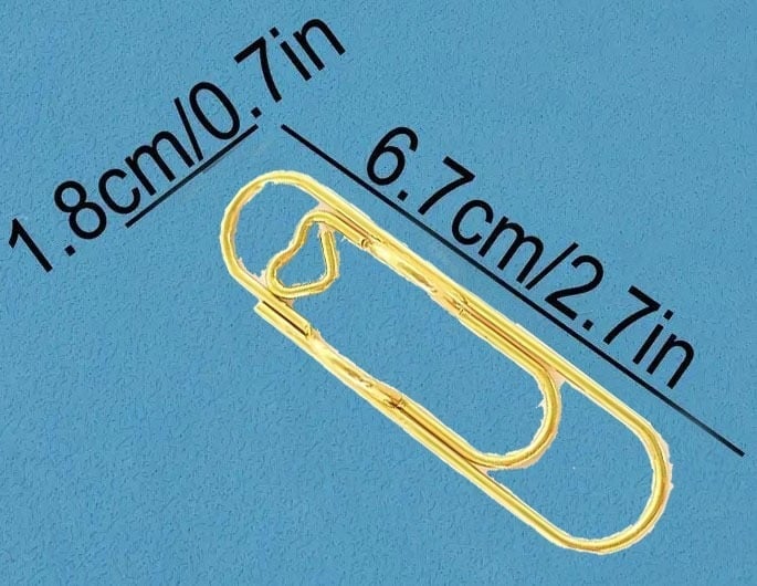 "New" Large Golden Book Pen Clip 13