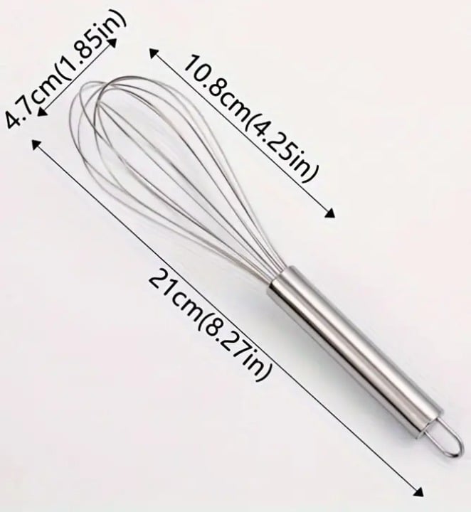 "New" Stainless Steel Whisk - Multipurpose Kitchen Hand Whisk 17