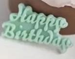 "New" Happy Birthday Silicone Chocolate Mold - Versatile and High-Quality 16