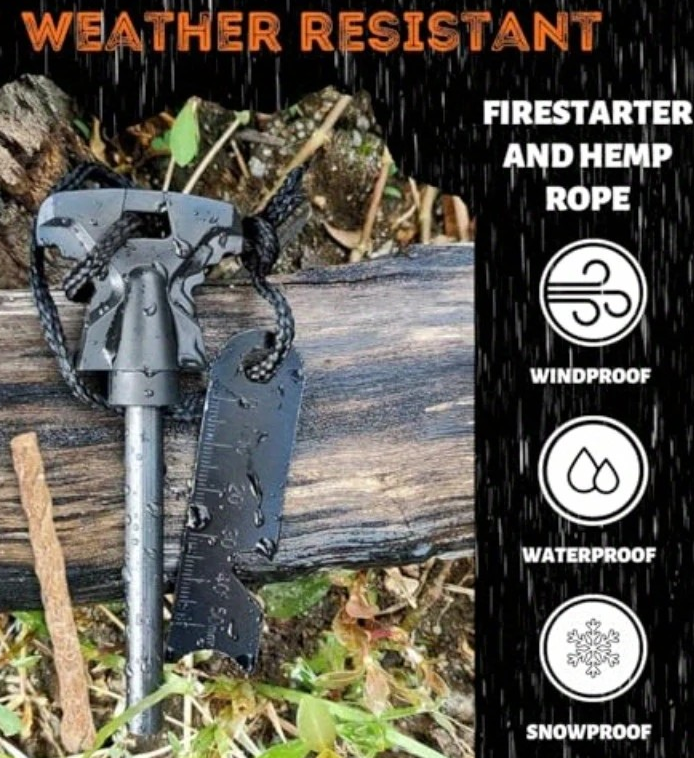 "New" Ultimate Fire Ignition Set for Camping and Survival
