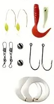 "New" Mini Fishing Kit and High-Decibel Survival Whistle Kit 20