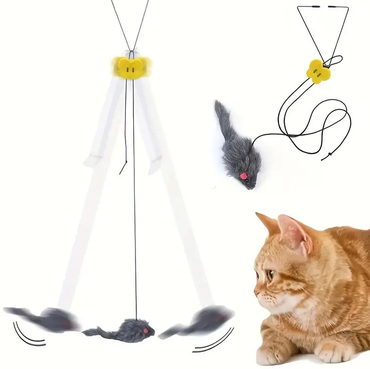 "New" Adjustable Hanging Cat Toy 20