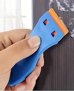 "New" 2 Plastic Razor Blade Scrapers and 30 Blades Set