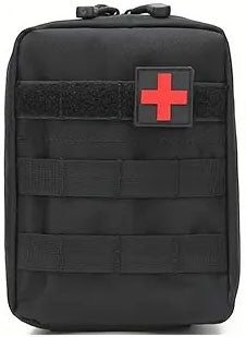 "New" Tactical Empty Medic Pouch w/Dual Zippers & Molle Straps                                                   24