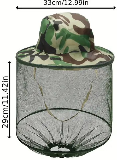 "New" The Ultimate Outdoorsman's Cap: Insect-Proof                                                                   19