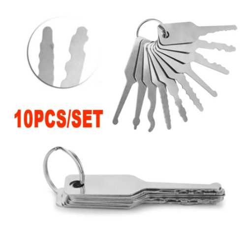 "New" Set of 10 Locksmith Tools Key Embryo 10