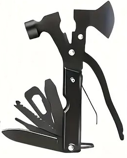 "New" 12-in-1 Multifunctional Mini Axe Hammer Multitool 23