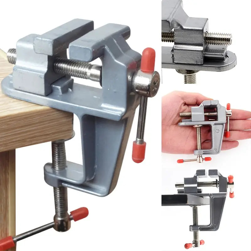 "New" (2 Pack) 30mm Mini Durable Aluminum Small Table Clamp Vise                                      19