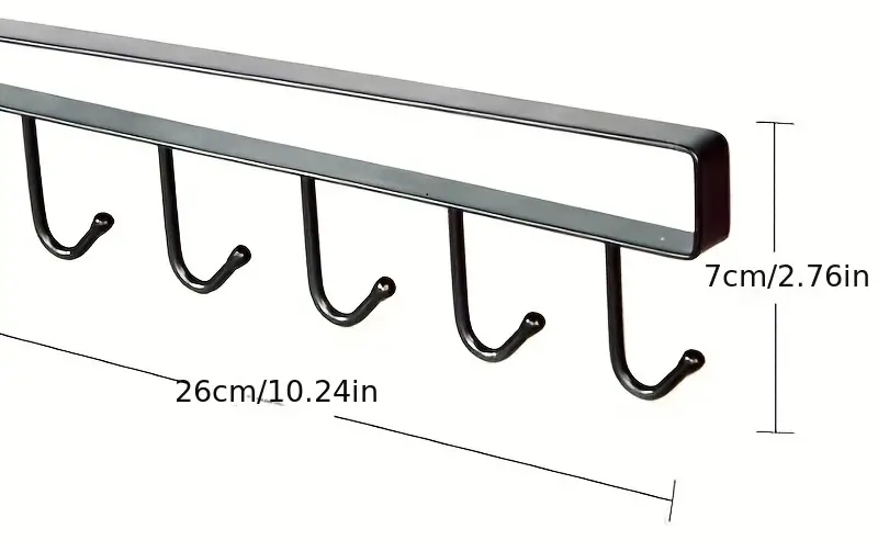 "New" (3 Pack) Iron Cabinet Storage Hanger & Multifunctional Row Hook                             20