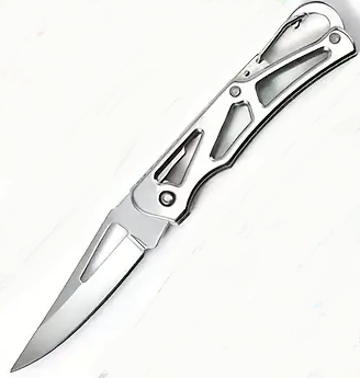 "New" EDC Keychain/Belt Loop Folding Stainless Steel Pocket Knife