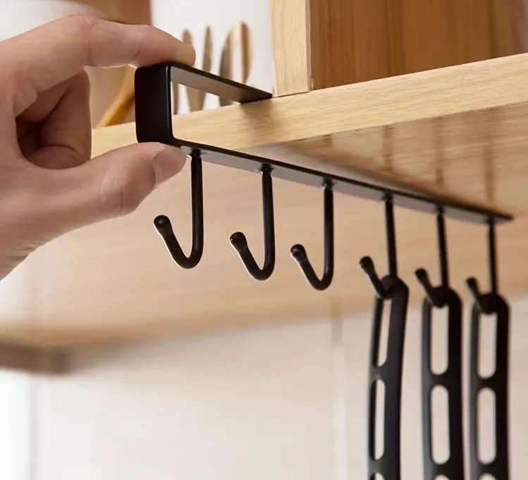 "New" (3 Pack) Iron Cabinet Storage Hanger & Multifunctional Row Hook                             20