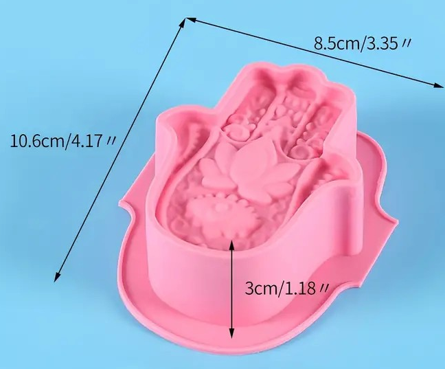 "New" Hand Shaped Silicone Candle Mold for DIY Soap and Resin Crafting                                20