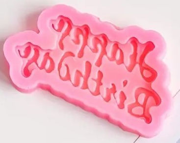 "New" Happy Birthday Silicone Chocolate Mold - Versatile and High-Quality                        16