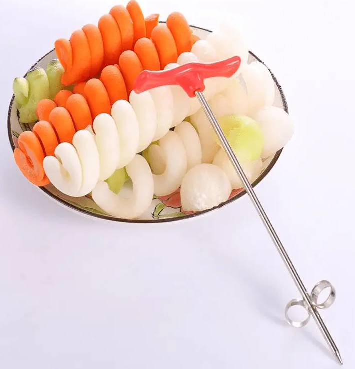 "New" Cucumber Spiral Needle for Garnishes and Salad Decorations                                    17