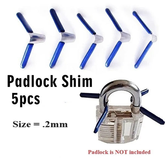 "New" 5Pcs Multipurpose Padlock Shims Small