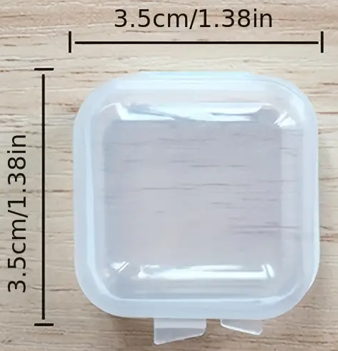 "New" (20 Pack) Mini Portable Transparent Plastic Storage Case                                         20